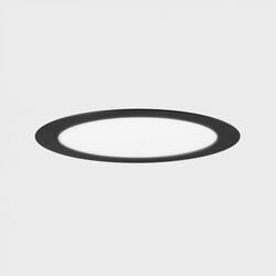 KOHL-Lighting DISC zapuštěné svítidlo s rámečkem pr. 500 mm černá 48 W CRI 80 3000K 1.10V
