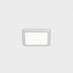 KOHL-Lighting DISC SLIM SQ zapuštěné svítidlo s rámečkem 90x90 mm bílá 6 W CRI 80 3000K DALI