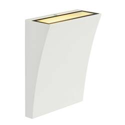 BIG WHITE DELWA WIDE, venkovní nástěnné svítidlo, LED, 3000K, IP44, bílé, 7 W 1000340