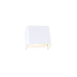 VÝPRODEJ VZORKU BIG WHITE SLV MANA, nástěnné světlo, LED, 2000K-3000K Dim to Warm, bílé, š/v/h 9,6/8,5/8,8 cm 1000613