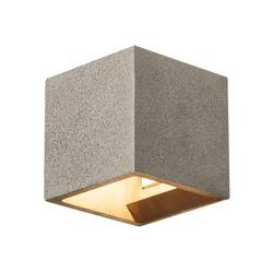 BIG WHITE SOLID CUBE, nástěnné světlo, QT14, černý pískovec, max. 25W 1000911