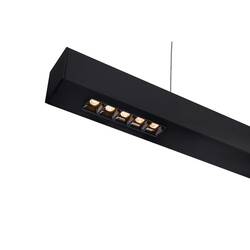 BIG WHITE Q-LINE PD LED vnitřní závěsné svítidlo, 1m, BAP, černá, 3000K 1000927
