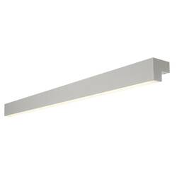 BIG WHITE L-LINE 120 nástěnné a stropní svítidlo, LED, 3000K, IP44, stříbrné, D/Š/V 118/7/7 cm, 3 000 lm, 2x12,9 W 1001304