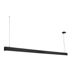 BIG WHITE GLENOS profilové závěsné svítidlo LED, 4000 K, černá, 2 m, 85 W 1001409