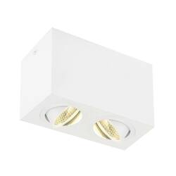 BIG WHITE TRILEDO Double LED vnitřní stropní nástavbové svítidlo, bílá, 3000K, 16W 1002008