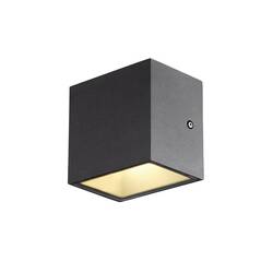 BIG WHITE SITRA CUBE WL LED venkovní nástěnné a stropní nástavbové svítidlo, antracit, IP44, 3000K, 10W 1002032