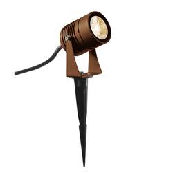 BIG WHITE LED SPIKE LED venkovní svítidlo s trnem, rezavě zbarvená, IP55, 3000K, 40°. 1002203