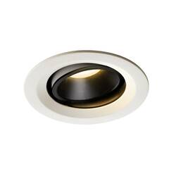 BIG WHITE NUMINOS MOVE DL M vnitřní LED zápustné stropní svítidlo bílá/černá 3000 K 20° otočné a výkyvné 1003589