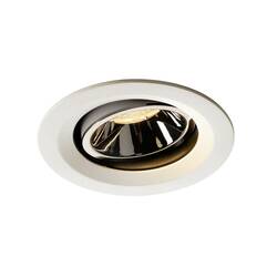 BIG WHITE NUMINOS MOVE DL M vnitřní LED zápustné stropní svítidlo bílá/chrom 3000 K 20° otočné a výkyvné 1003591