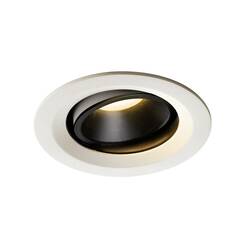 BIG WHITE NUMINOS MOVE DL M vnitřní LED zápustné stropní svítidlo bílá/černá 3000 K 40° otočné a výkyvné 1003592