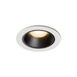 BIG WHITE NUMINOS DL S vnitřní LED zápustné stropní svítidlo bílá/černá 2700 K 55° včetně listových pružin 1003787