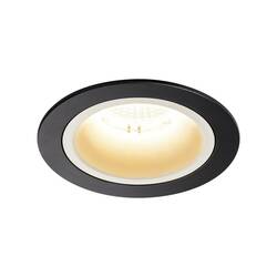 BIG WHITE NUMINOS DL M vnitřní LED zápustné stropní svítidlo černá/bílá 2700 K 55° včetně listových pružin 1003848
