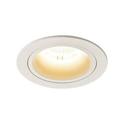 BIG WHITE NUMINOS DL M vnitřní LED zápustné stropní svítidlo bílá/bílá 2700 K 40° včetně listových pružin 1003857
