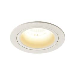 BIG WHITE NUMINOS DL M vnitřní LED zápustné stropní svítidlo bílá/bílá 3000 K 20° včetně listových pružin 1003878