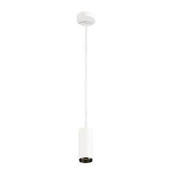 BIG WHITE NUMINOS PD DALI S vnitřní LED závěsné svítidlo bílá/černá 3000 K 24° 1004446