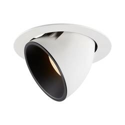 BIG WHITE NUMINOS GIMBLE XL zápustné stropní svítidlo bílé/černé 2700 K 55° 1006044