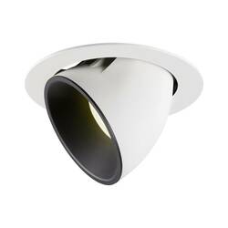 BIG WHITE NUMINOS GIMBLE XL zápustné stropní svítidlo bílé/černé 4000 K 40° 1006077