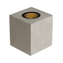 BIG WHITE (SLV) CONCRETO FL stojací lampa, hranatá GU10 šedá 10 W 1006409