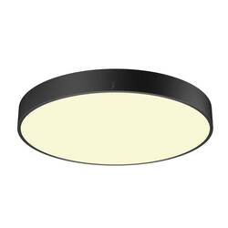 BIG WHITE (SLV) MEDO 60 nástěnné a stropní nástavbové svítidlo, kulaté, 2700/3000/4000K, 39W, fáze, 110°, černá 1007322