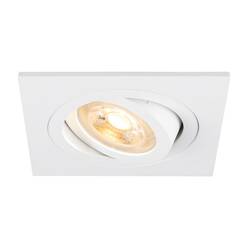 BIG WHITE (SLV) NEW TRIA 75 stropní vestavné svítidlo, čtvercové, max. 10W GU10, bílá 1007377