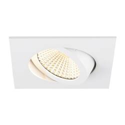 BIG WHITE (SLV) NEW TRIA 68 stropní vestavné svítidlo, 3000K, 60°, IP 20, čtvercové, bílá 1007399