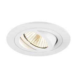 BIG WHITE (SLV) NEW TRIA 75 stropní vestavné svítidlo, 3000K, 38°, IP 20, kulaté, bílá 1007403