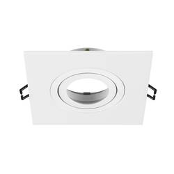 BIG WHITE (SLV) NEW TRIA 75 XL kroužek pro vestavbu do stropu, D: 11 Š: 11 H: 2,6 cm, bílá 1007634