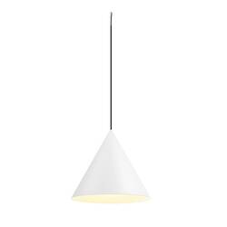 BIG WHITE (SLV) MAGICO 38 závěsné svítidlo, E27, délka závěsu 180cm, 1x max. 10W, matná bílá barva 1008504