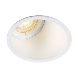 BIG WHITE HORN-A, vestavné svítidlo, QPAR51, kulaté, bílé matné max. 50 W, vč. upínacích pružin 113151