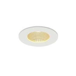 BIG WHITE PATTA-I, vestavné svítidlo, LED, 3000K, kulaté, bílé matné, 38°, vč. ovladače 114421