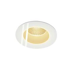 BIG WHITE PATTA-F, vestavné svítidlo, LED, 3000K, kulaté, bílé, 38°, vč. ovladače 114441