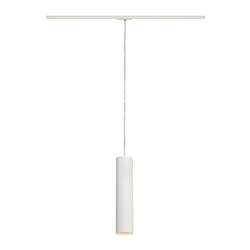 BIG WHITE ENOLA_B, závěsné svítidlo pro vysokonapěťovou 1fázovou proudovou sběrnici, QPAR51, bílé, max. 50 W, vč. 1fázového adap