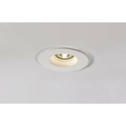 BIG WHITE PLASTRA, vestavné svítidlo, QPAR51, kulaté, bílá sádra, max. 35 W 148070