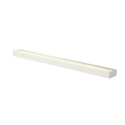 BIG WHITE SEDO 21, nástěnné svítidlo, LED, 3000K, hranaté, bílé, satinované sklo, úsporná žárovka, D/Š/V 89,5/8,5/4 cm, 33 W 151