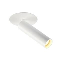 BIG WHITE KARPO, vestavné svítidlo, jedna žárovka, LED, 3000K, bílé, plochá rozeta, 7,5 W 152381