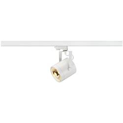 BIG WHITE EURO SPOT, bodové svítidlo pro vysokonapěťovou 3fázovou proudovou sběrnici, QPAR111, kulaté, bílé, max. 75 W, vč. 3fáz