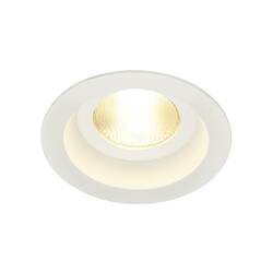 BIG WHITE CONTONE, vestavné svítidlo, LED, 2000–3000K, kulaté, bílé, pevné, 13 W, vč. listových pružin 161291
