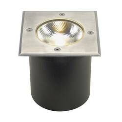 BIG WHITE ROCCI 125, venkovní zapuštěné podlahové svítidlo, LED, 3000K, IP67, hranaté, nerezová ocel 316, max. 6 W 227604