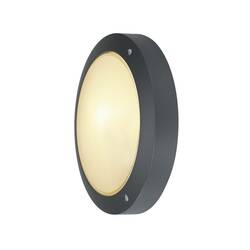 BIG WHITE BULAN, venkovní nástěnné a stropní svítidlo, C35, IP44, kulaté, antracit, satinované sklo, max. 60 W 229075