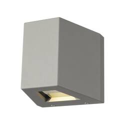 BIG WHITE OUT-BEAM, venkovní nástěnné svítidlo, LED, 3000K, Beam up/Flood down, stříbrošedé, IP44 229664