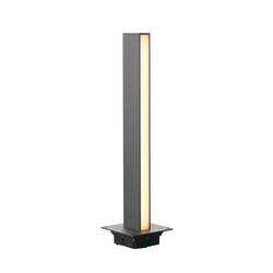 BIG WHITE H-POL, svítidlo pro osvětlení cest a stojací lampa, dvě žárovky, LED, 3000K, antracit, D/Š/V 16,5/16,5/66 cm 232185