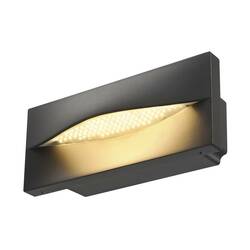 BIG WHITE ADI, venkovní nástěnné vestavné svítidlo, LED, 3000K, IP55, antracit, 15,4 W 233635
