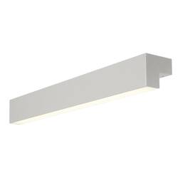 BIG WHITE L-LINE 60 LED nástěnné a stropní svítidlo, IP44, 3000K, 820lm, stříbrošedá 1001300