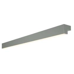 BIG WHITE L-LINE 120 LED nástěnné a stropní svítidlo, IP44, 3000K, 3000lm, šedá 1001305
