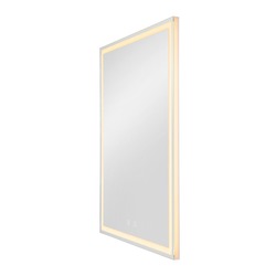 BIG WHITE TRUKKO WL vnitřní LED nástěnné zrcadlo hranaté s funkcí odmlžení alu 1004730