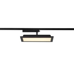 BIG WHITE (SLV) PANEL TRACK square 150 x 300 mm 1fázový spot černý 18 W 3000 K 1004933 D