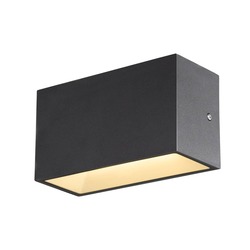 BIG WHITE SITRA M WL UP/DOWN venkovní LED nástěnné přisazené svítidlo antracit CCT switch 3000/4000 K 1005151