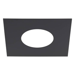 BIG WHITE Numinos® M montážní rámeček hranatý 240/120 mm černý 1006145