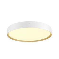 BIG WHITE (SLV) DECONA 42 CL, PHASE, stropní světlo pro povrchovou montáž, kulaté, 3000/4000 K, 23 W, bílá / zlatá 1008923