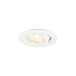 BIG WHITE (SLV) NEW TRIA® 45 DL, kulaté, vestavné stropní svítidlo, 2700 K, 24°, bílé 1009002